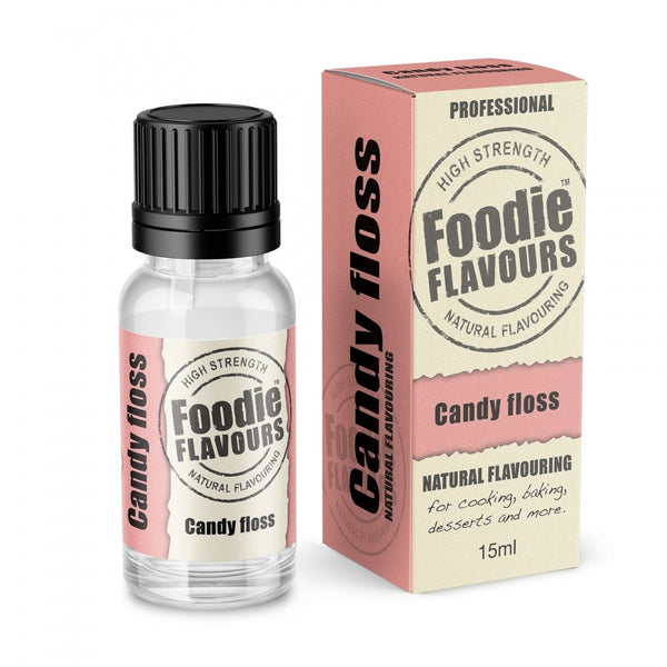 Foodie Flavours Candy Floss - Natural Food Flavouring 15ml