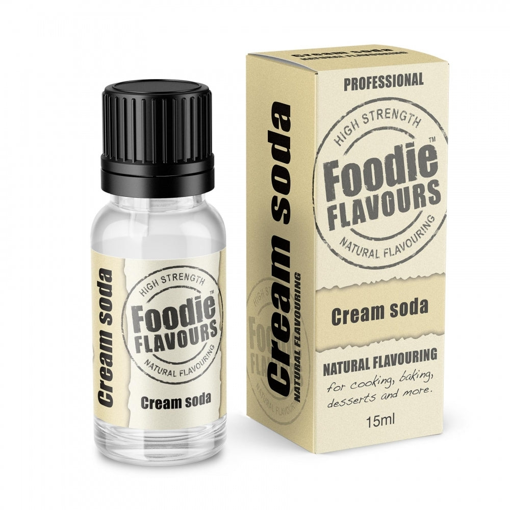 Foodie Flavours Cream Soda - Natural Food Flavouring 15ml