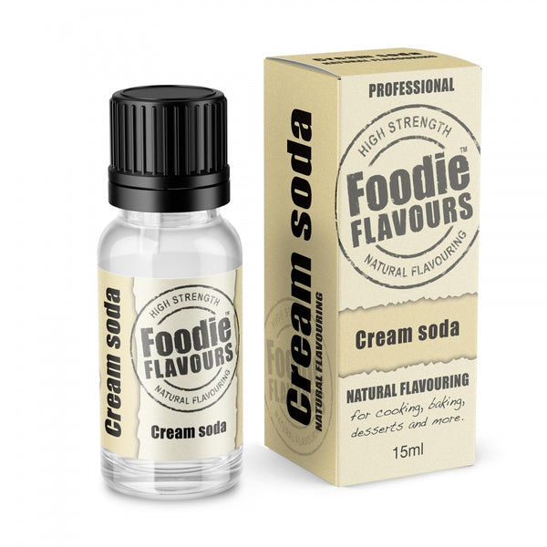 Foodie Flavours Cream Soda - Natural Food Flavouring 15ml