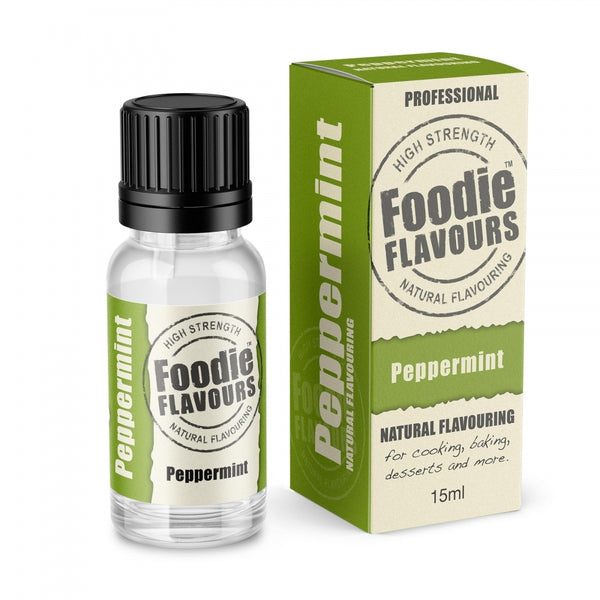 Foodie Flavours Peppermint - Natural Food Flavouring 15ml