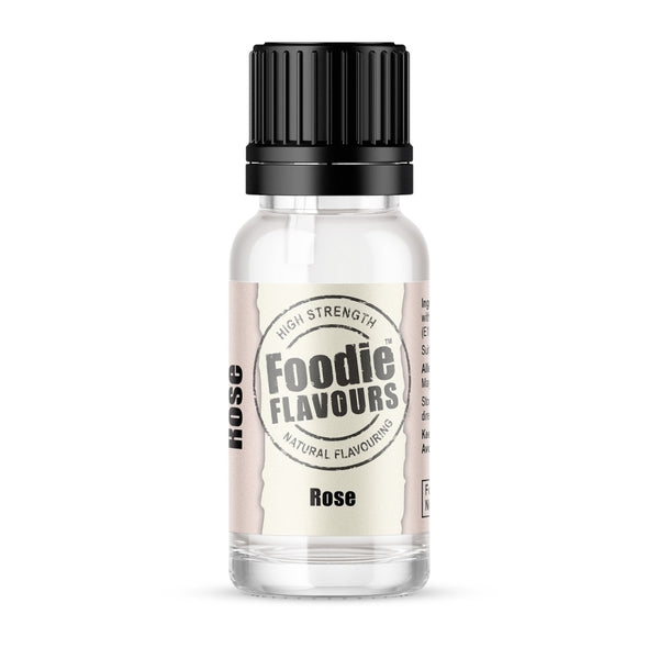 Foodie Flavours Rose - Natural Food Flavouring 15ml