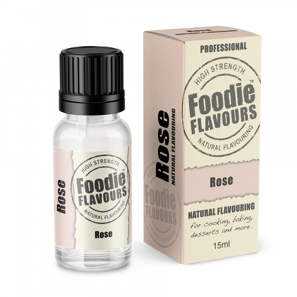 Foodie Flavours Rose - Natural Food Flavouring 15ml