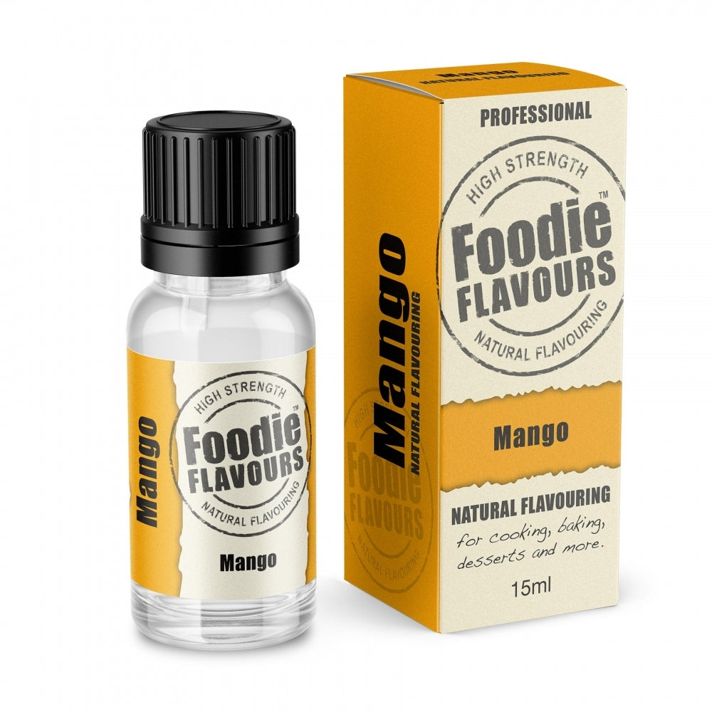 Foodie Flavours Mango - Natural Food Flavouring 15ml