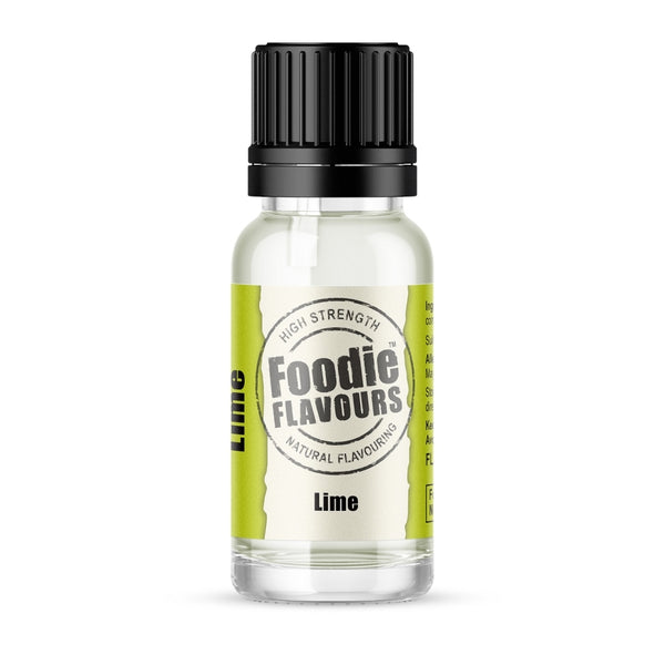 Foodie Flavours Lime - Natural Food Flavouring 15ml
