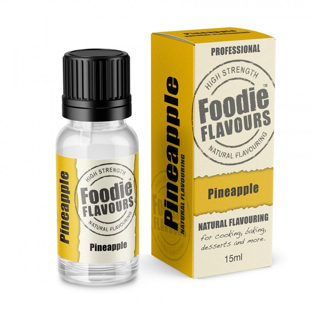 Foodie Flavours Pineapple - Natural Food Flavouring 15ml