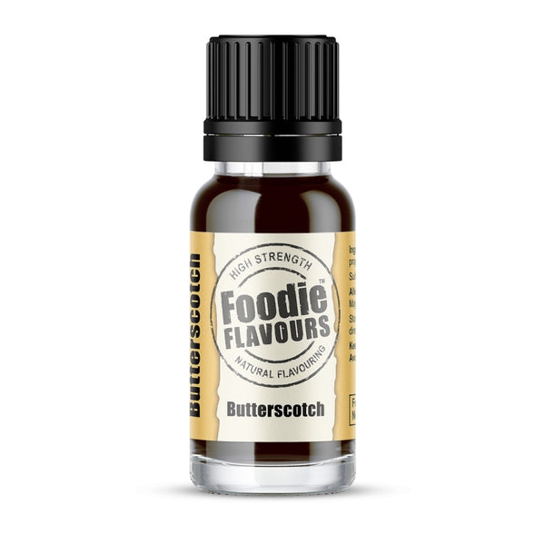 Foodie Flavours Butterscotch - Natural Food Flavouring 15ml