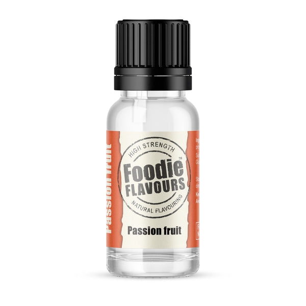 Foodie Flavours Passion Fruit - Natural Food Flavouring 15ml