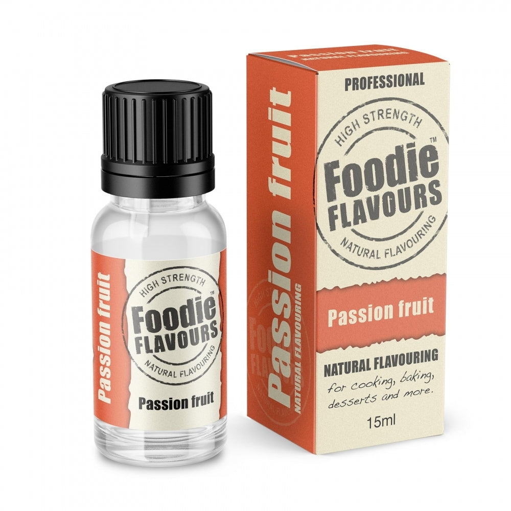 Foodie Flavours Passion Fruit - Natural Food Flavouring 15ml