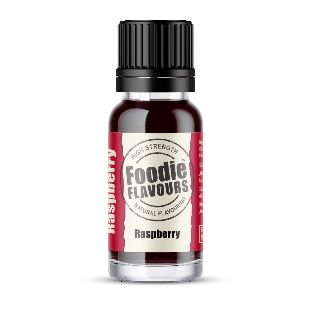 Foodie Flavours Raspberry - Natural Food Flavouring 15ml