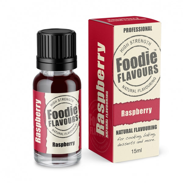 Foodie Flavours Raspberry - Natural Food Flavouring 15ml