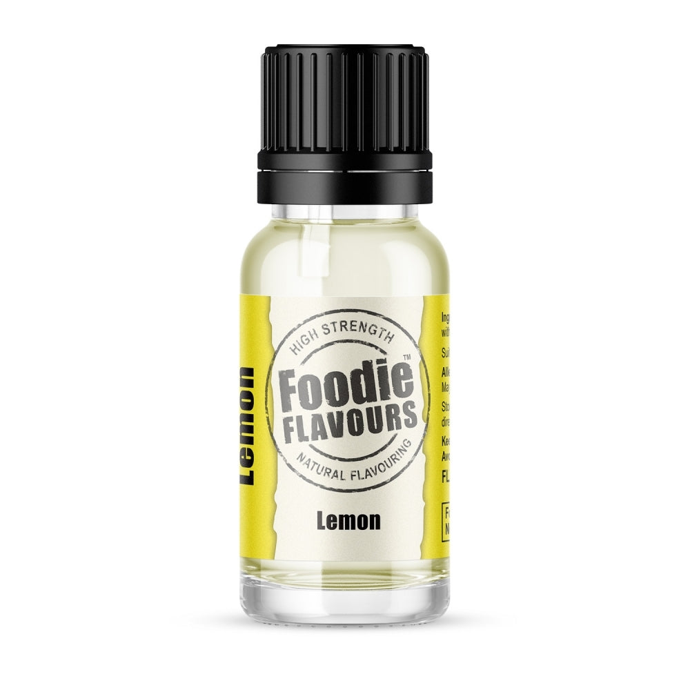 Foodie Flavours Lemon - Natural Food Flavouring 15ml