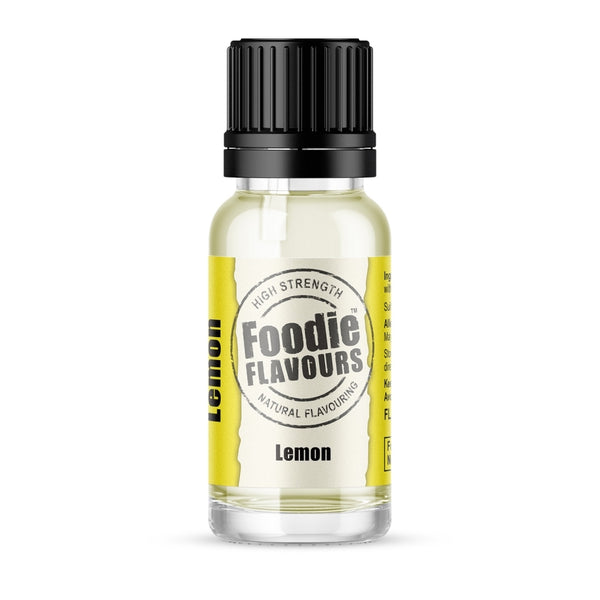 Foodie Flavours Lemon - Natural Food Flavouring 15ml