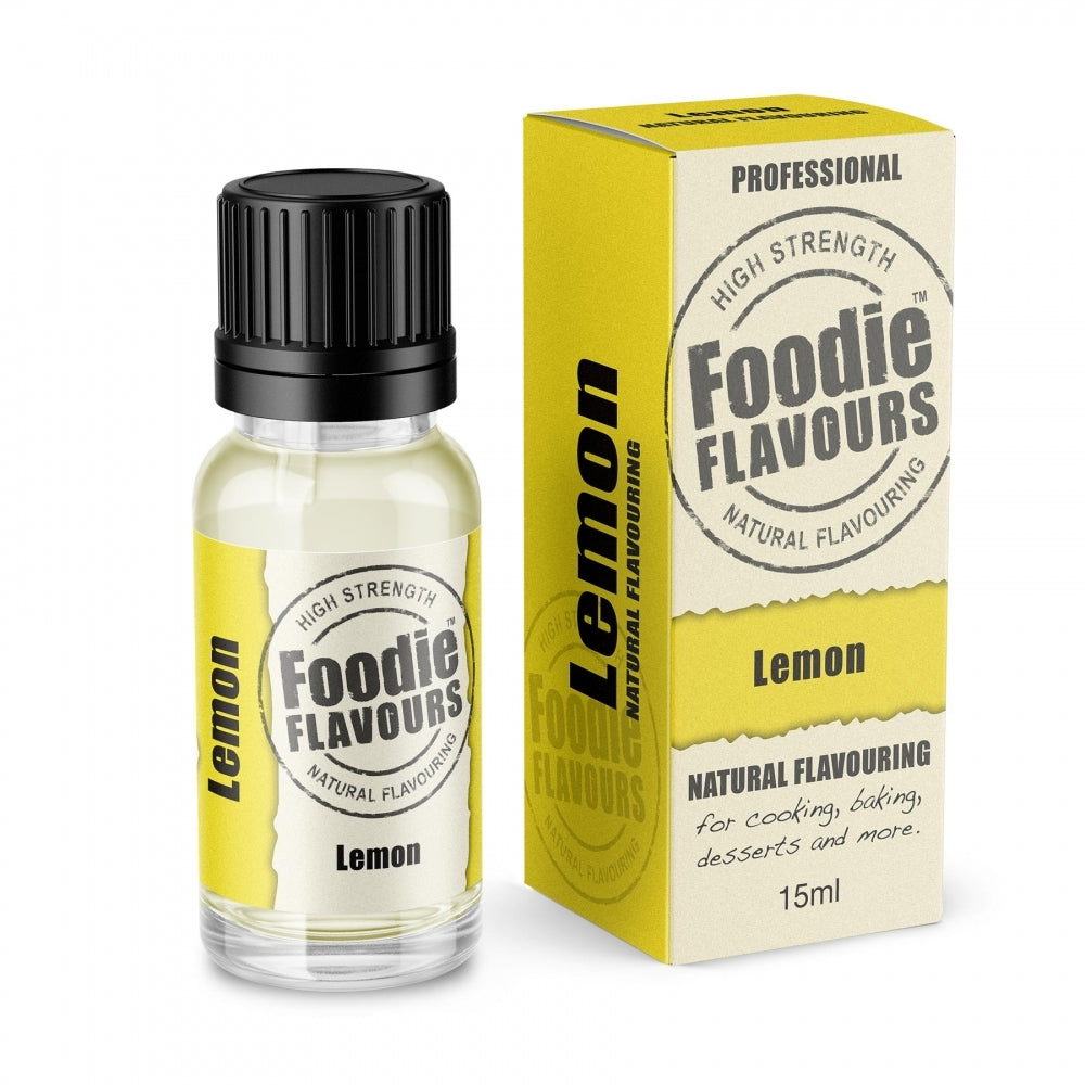 Foodie Flavours Lemon - Natural Food Flavouring 15ml
