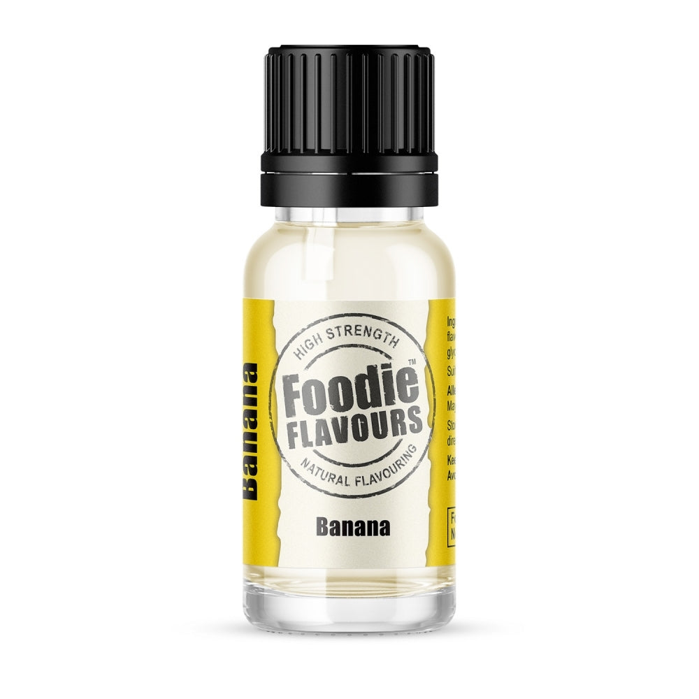 Foodie Flavours Banana - Natural Food Flavouring 15ml