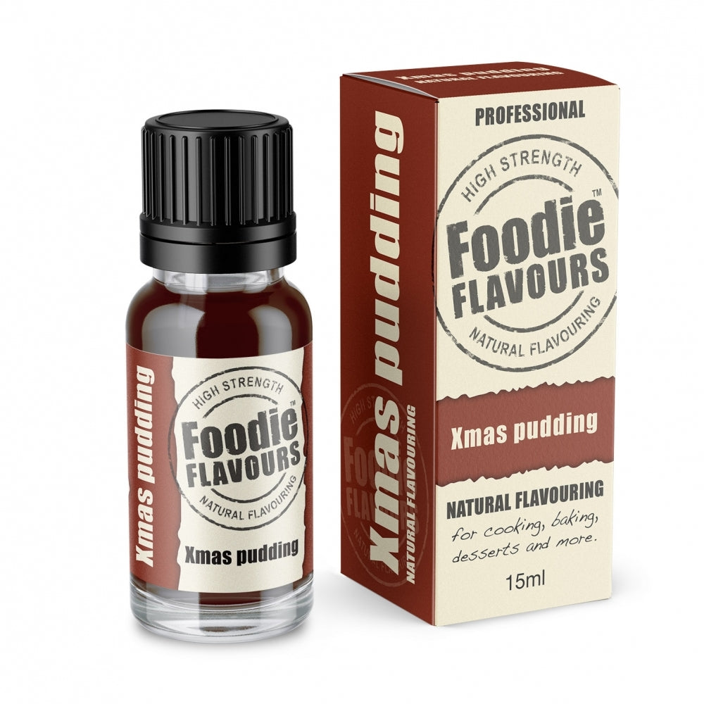 Foodie Flavours Xmas Pudding - Food Flavouring 15ml