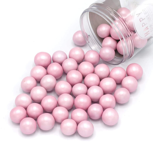 Happy Sprinkles Edible XXL Choco Crunch Sprinkles 130g - Pink