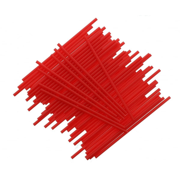 Simply Making 6 Inch Red Plastic Cake Pop Sticks