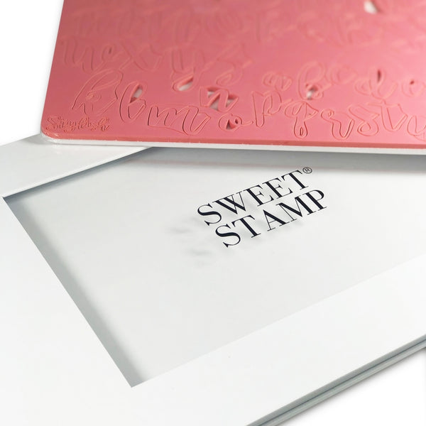 Sweet Stamp Stylish Letters Embossing Set