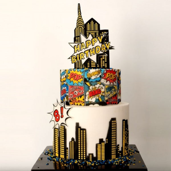 Evil Cake Genius Super Comic Standard Height Mesh Stencil