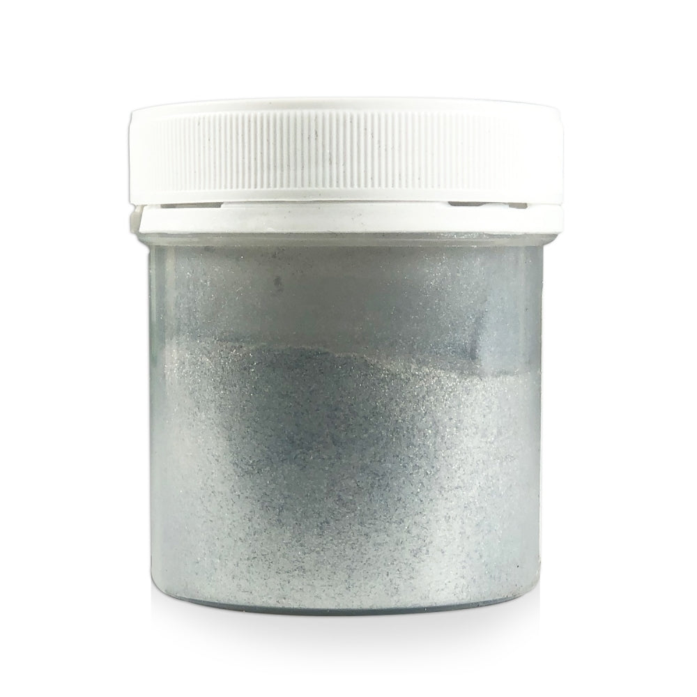 Sugarflair Powder Pump Lustre Refill 25g - Light Silver
