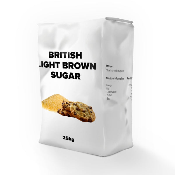 Whisked Away British Light Brown Sugar 25kg