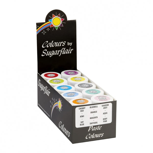 Sugarflair Pastel Paste Colour Kit (Set Of 10 x 25g)