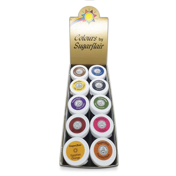 Sugarflair Spectral Paste Colour Kit (Set of 10 x 25g)