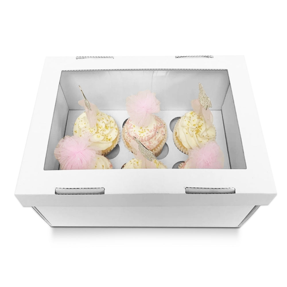 Simply Making Extra Deep Corrugated Cupcake Box (Holds 6)