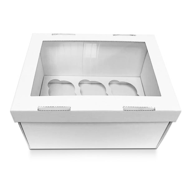 Simply Making Extra Deep Corrugated Cupcake Box (Holds 6)