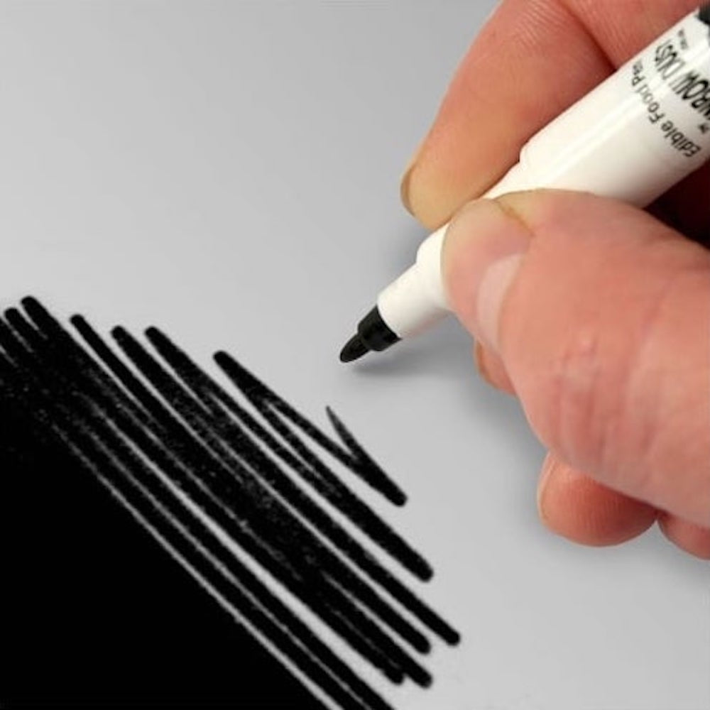 Rainbow Dust Black - Double Ended Cake Art Pen 5g