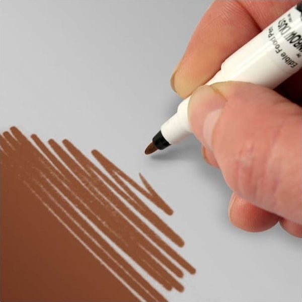 Rainbow Dust Chocolate - Double Ended Cake Art Pen 5g