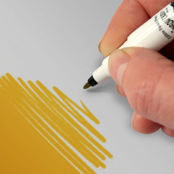 Rainbow Dust Dark Gold - Double Ended Cake Art Pen 5g