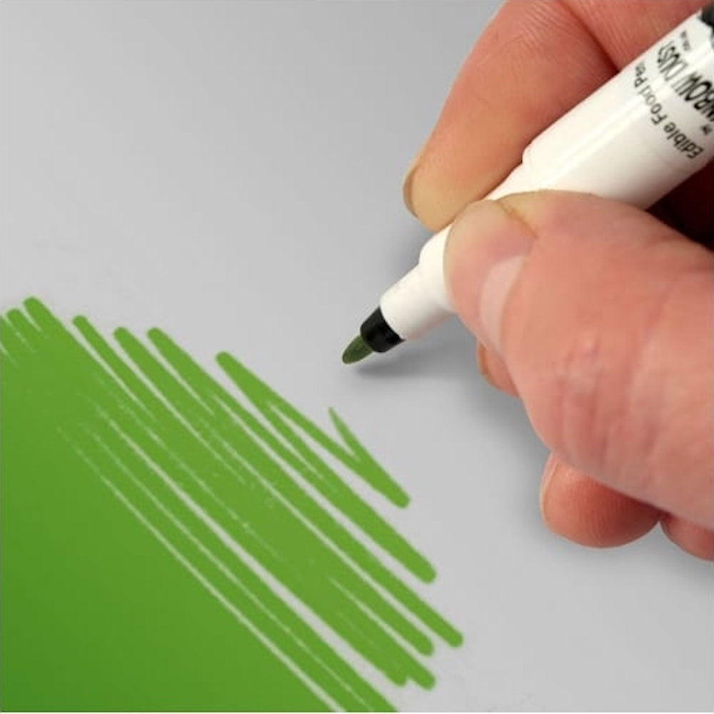 Rainbow Dust Holly Green - Double Ended Cake Art Pen 5g
