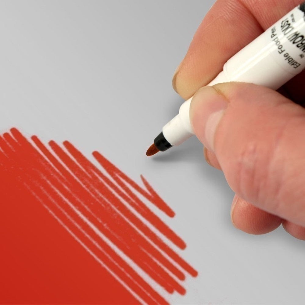Rainbow Dust Red - Double Ended Cake Art Pen 5g