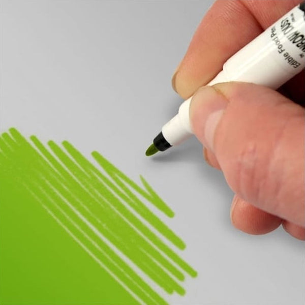 Rainbow Dust Spring Green - Double Ended Cake Art Pen 5g