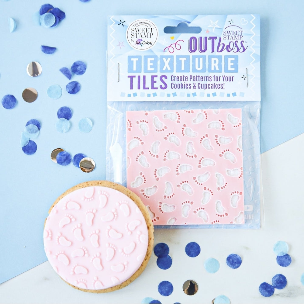 Sweet Stamp Baby Feet - OUTboss Texture Tile