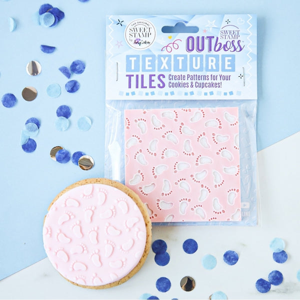 Sweet Stamp Baby Feet - OUTboss Texture Tile