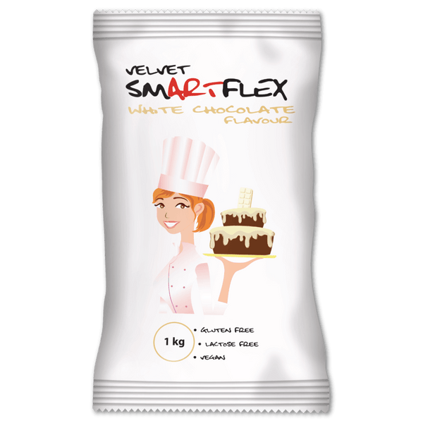 Smartflex White Velvet White Chocolate Flavoured Sugarpaste 1KG