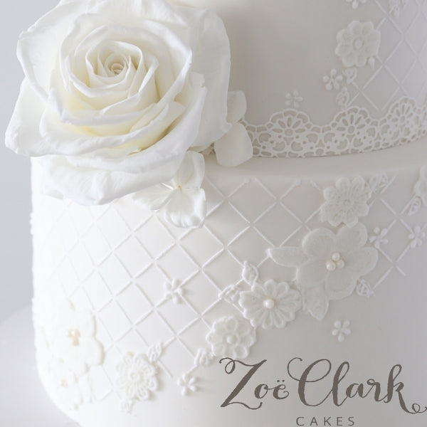 Cake Lace 3D Large Textured Cake Lace Mats Set of 3