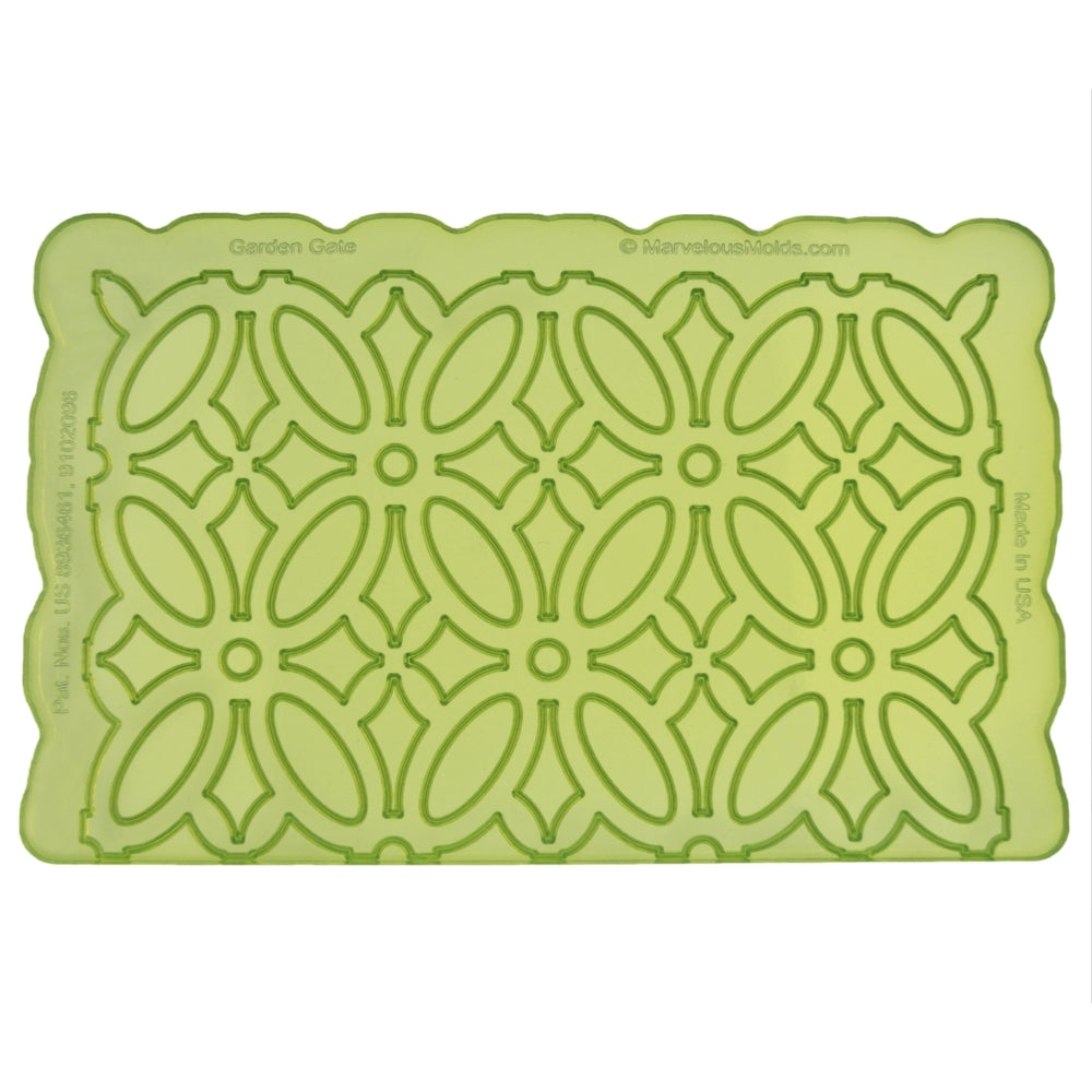 Marvelous Molds Garden Gate Silicone Onlay