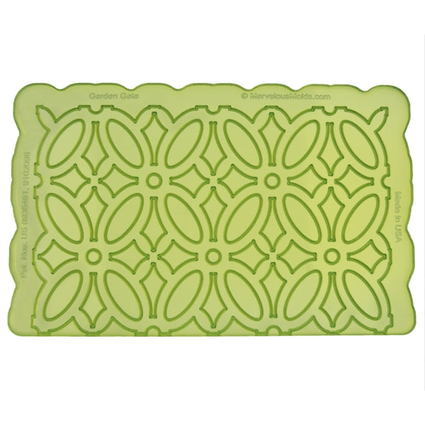 Marvelous Molds Garden Gate Silicone Onlay