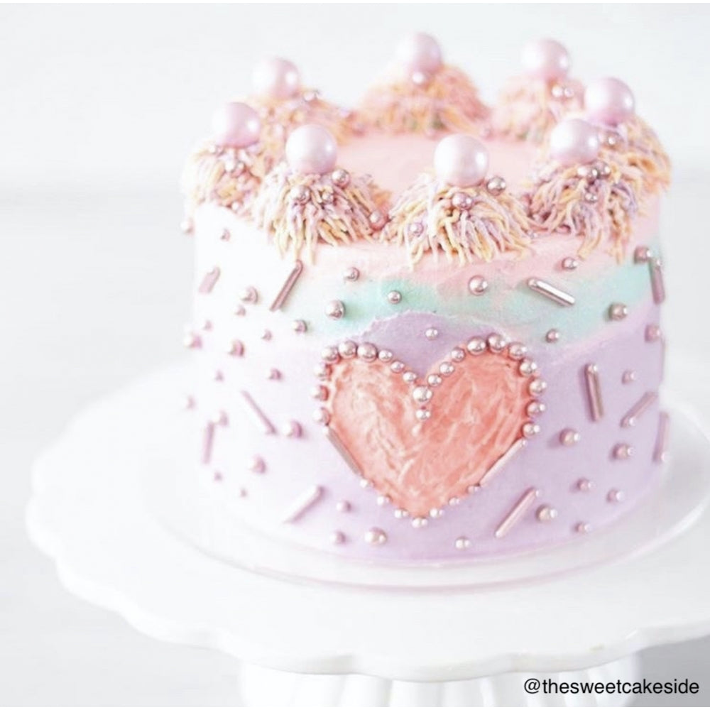Happy Sprinkles EXPIRED - Silver Rod Metallic Sprinkles 90g - Happy Sprinkles [AUG 2025]