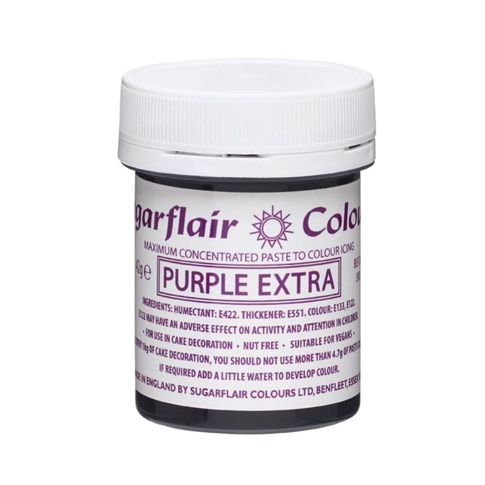 Sugarflair Purple Extra - Max Concentrated Paste Colouring 42g