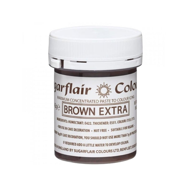 Sugarflair Brown Extra - Max Concentrated Paste Colouring 42g
