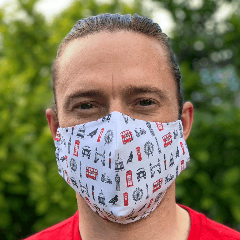 Victoria Eggs London Icons Fitted Face Mask
