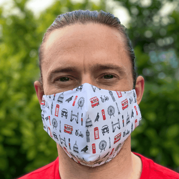 Victoria Eggs London Icons Fitted Face Mask