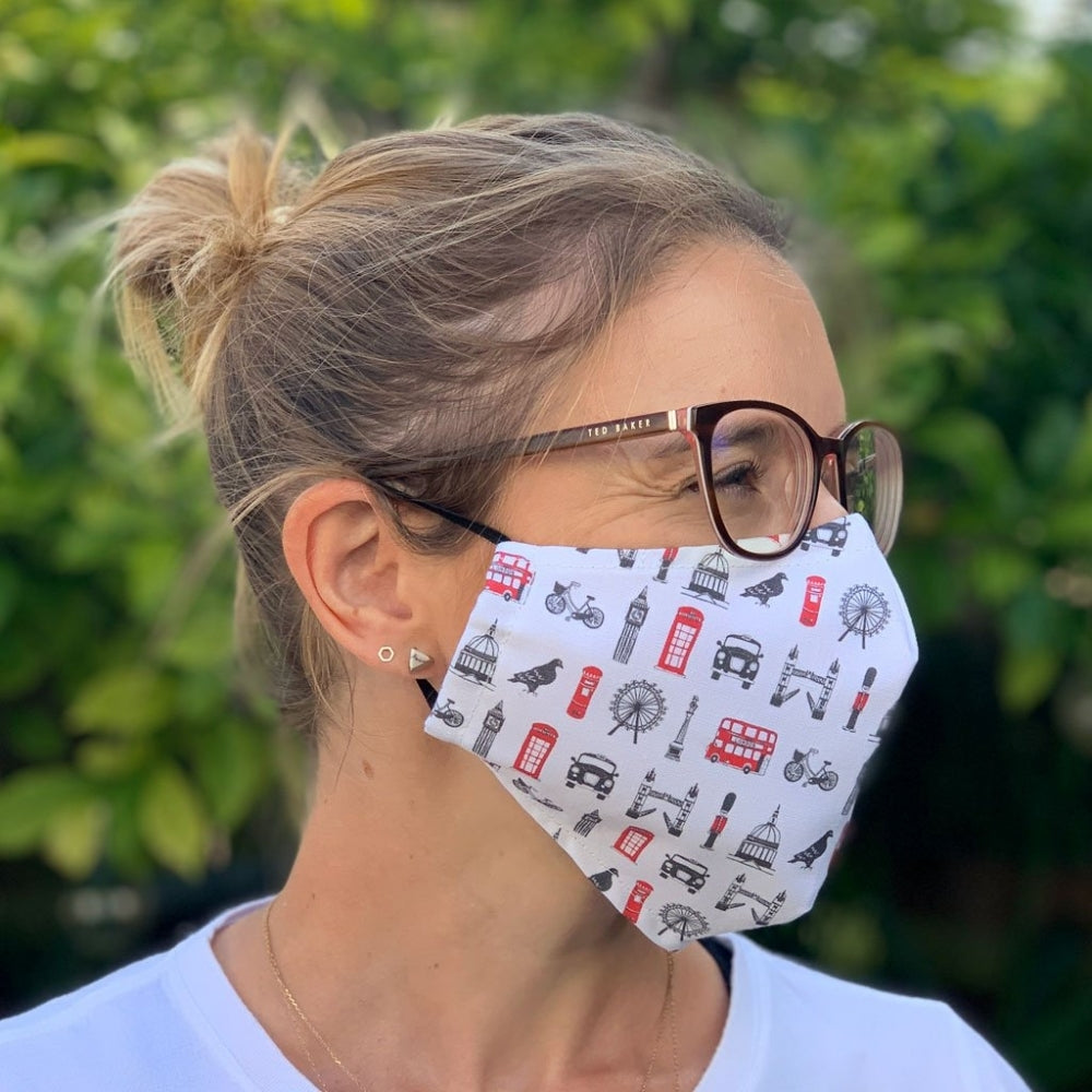 Victoria Eggs London Icons Fitted Face Mask