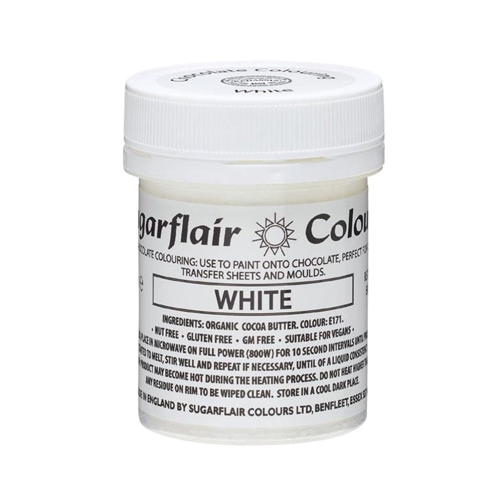 Sugarflair Chocolate Colouring 35g - White