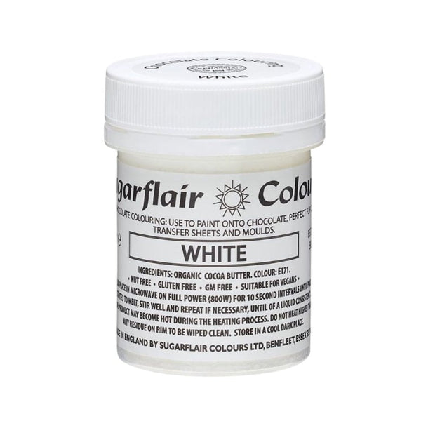 Sugarflair Chocolate Colouring 35g - White