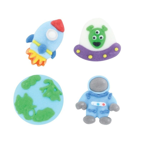 Culpitt Spaceman Handmade Edible Toppers x 10
